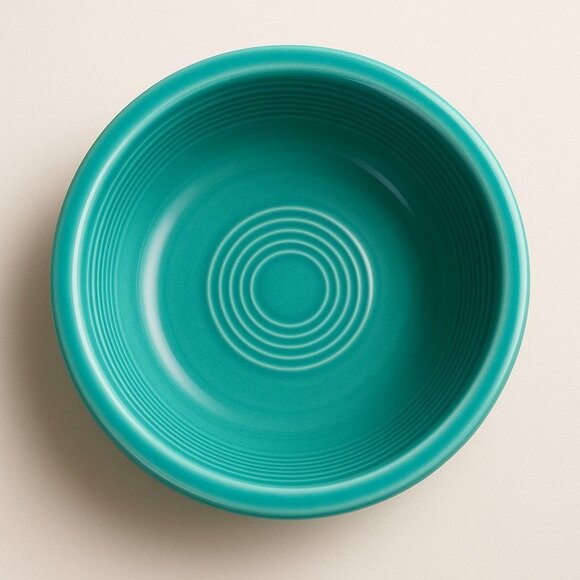 Fiesta Other - Vintage Fiesta HLC Made In USA Green Ceramic Bowl 5" Diameter Retro Kitchenware